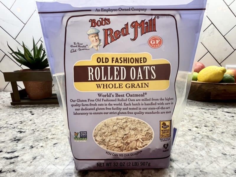 Bob's Red Mill oats which are a good thing to add for a hormone balancing breakfast