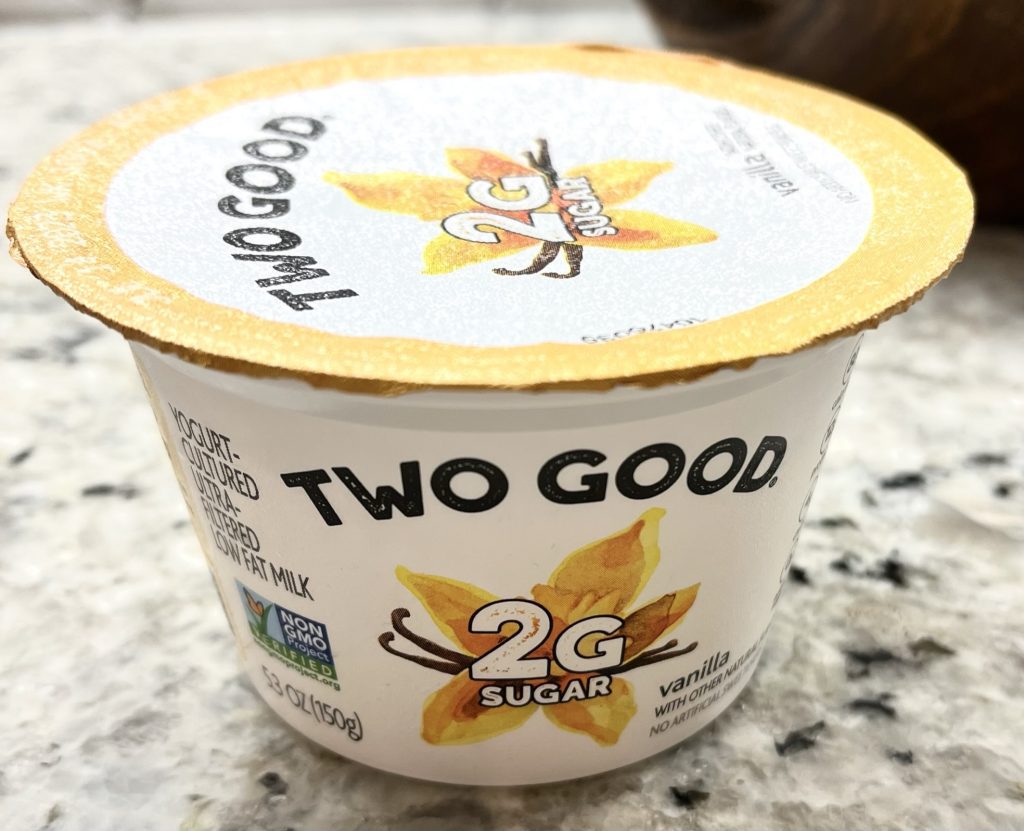 Two good yogurt, vanilla