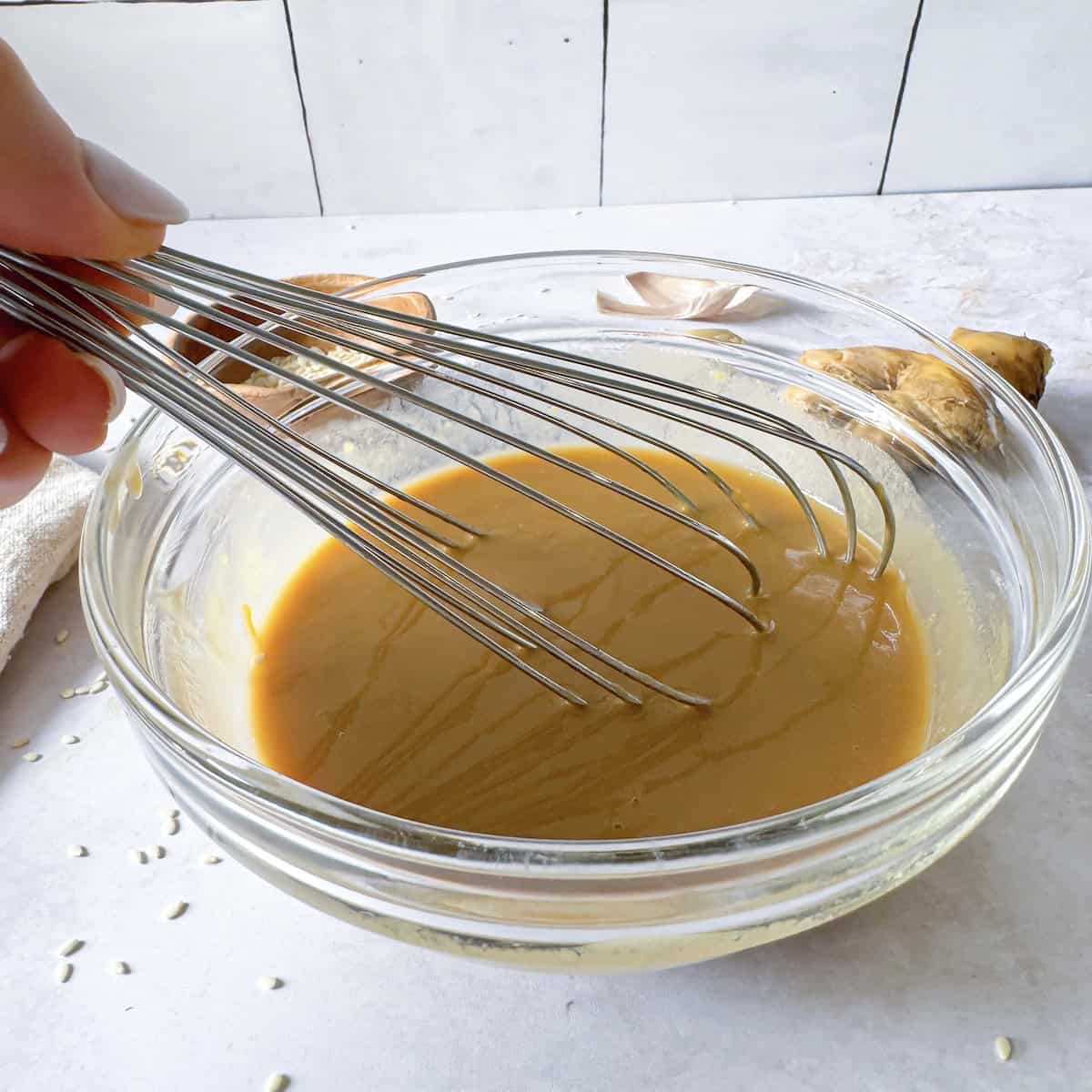 sesame ginger dressing.