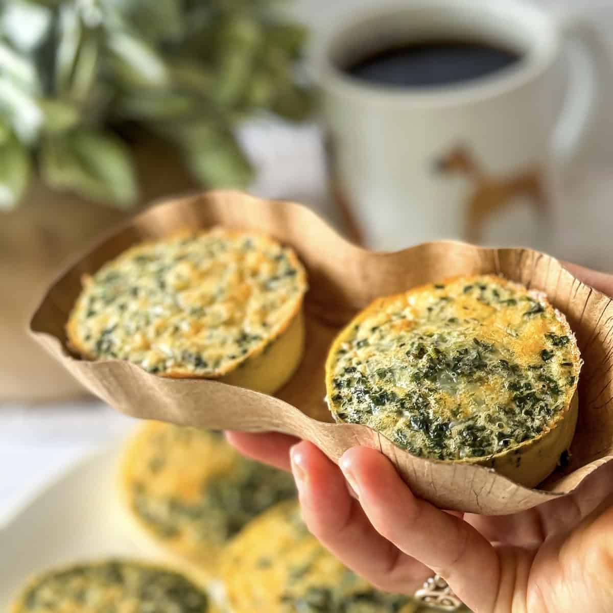 kale-and-mushroom-egg-bites-on-a-plate.