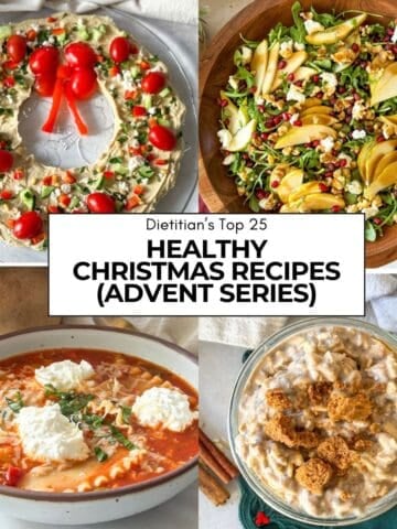 christmas recipes blog post image.