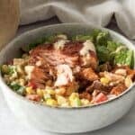 street corn salmon bowls.