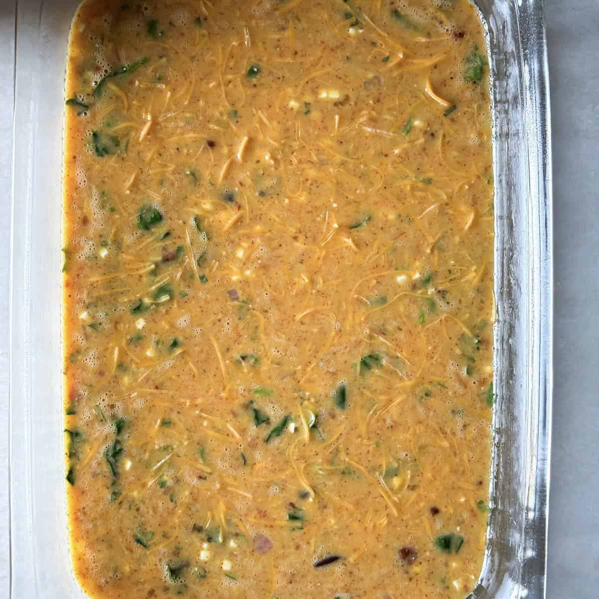 southwest egg casserole.